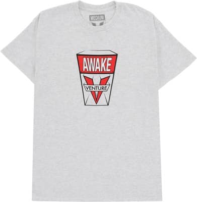 Venture Awake T-Shirt - ash grey/red - view large