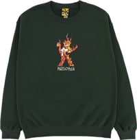Krooked Inferno Crew Sweatshirt - dark green