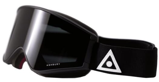 Ashbury A12 Goggles - black triangle/dark smoke lens + yellow lens - view large
