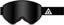 Ashbury A12 Goggles - black triangle/dark smoke lens + yellow lens - front