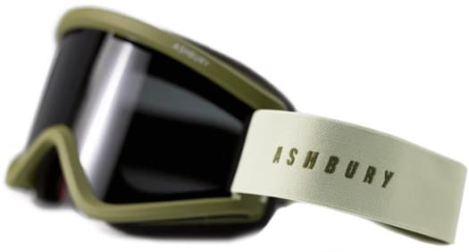 Ashbury Blackbird Goggles + Bonus Lens - canvas/dark smoke lens + yellow lens - view large
