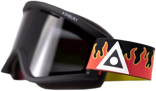 Ashbury Blackbird Goggles + Bonus Lens - red flame/dark smoke lens + yellow lens - view large