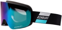 Ashbury Sonic Goggles + Bonus Lens - merlin/teal mirror lens + yellow lens