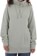 Volcom Women's Tower Pullover Fleece Hoodie - sage frost - alternate