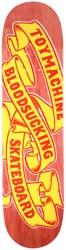 Toy Machine Banner 8.0 Skateboard Deck - red