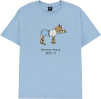 Brother Merle Cool Horse T-Shirt - light blue
