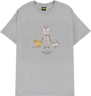 Brother Merle Dog Lover T-Shirt - heather grey - view large