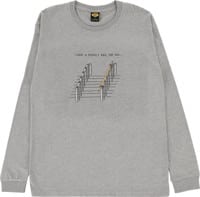 Brother Merle Anti-Stoppers L/S T-Shirt - heather grey
