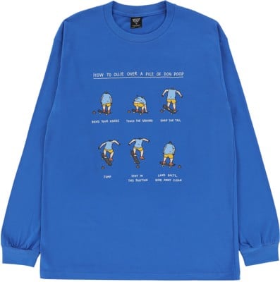 Brother Merle Ollie Poop L/S T-Shirt - blue - view large