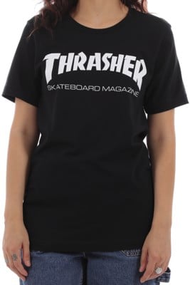 Thrasher Women's Skate Mag Logo T-Shirt - black - view large