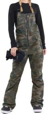 Volcom Women's Swift Bib Overall Pants (Closeout) - cloudwash camo - view large