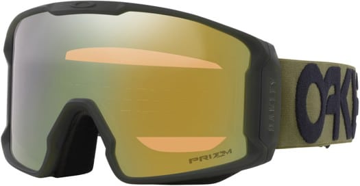 Oakley Line Miner L Goggles - dark brush/prizm sage gold iridium lens - view large