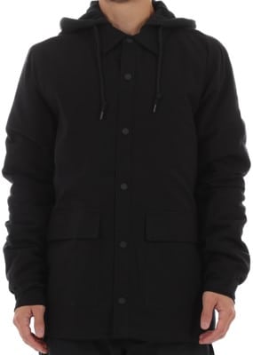 Volcom Insulated Riding Flannel Jacket - black - view large