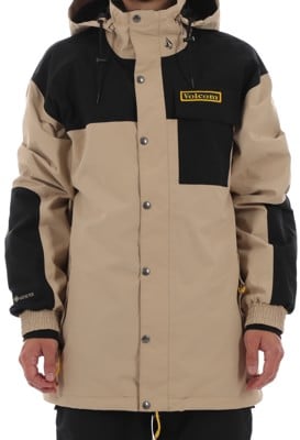 volcom longo gore-tex jacket - khakiest l