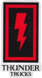 Thunder Boxed Bolt Sticker - black/red