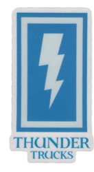 Thunder Boxed Bolt Sticker - blue/blue