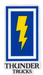 Thunder Boxed Bolt Sticker - blue/yellow