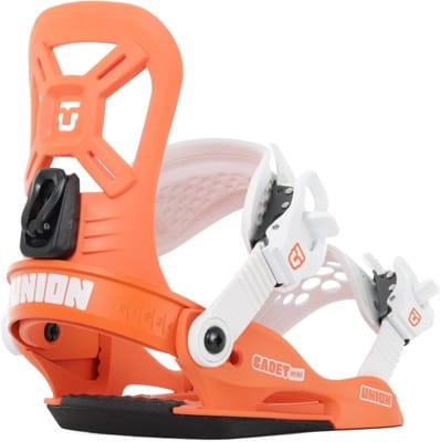 Union Cadet Mini Kids Snowboard Bindings 2024 - flame orange - view large