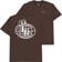 Last Resort AB LRAB Atlas Monogram T-Shirt - dark brown