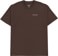 Last Resort AB LRAB Atlas Monogram T-Shirt - dark brown - front