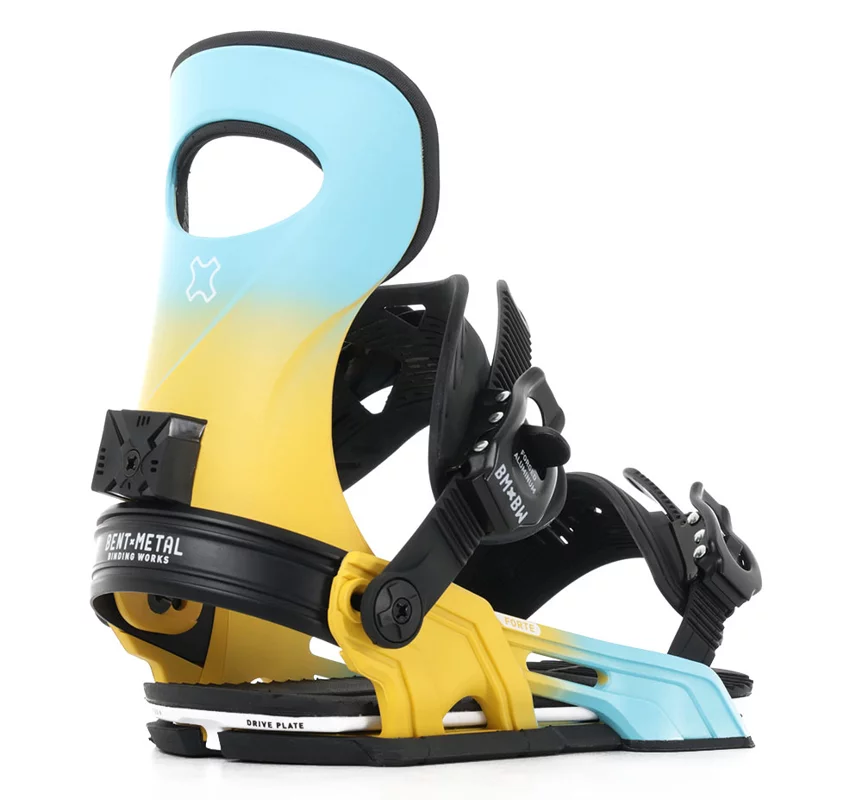 Bent Metal Women's Forte Snowboard Bindings 2024 - blue/orange