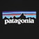 Patagonia P-6 Logo Uprisal Hoodie - black - front detail