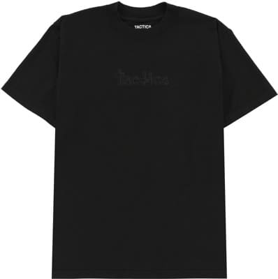 Tactics Happy Wordmark Garment Dye T-Shirt - black - view large