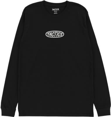 Tactics Oval Logo L/S T-Shirt - black - view large