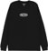 Tactics Oval Logo L/S T-Shirt - black