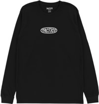 Tactics Oval Logo L/S T-Shirt - black