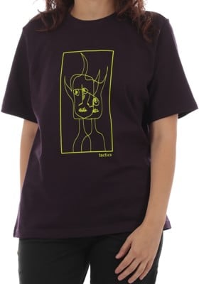 Tactics Women's Devil Face Heavy T-Shirt - plum - view large