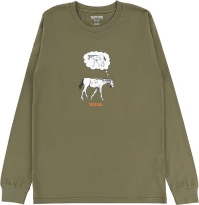 Tactics Either Way L/S T-Shirt - army green - view large