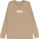 Tactics Oval Logo L/S T-Shirt - khaki