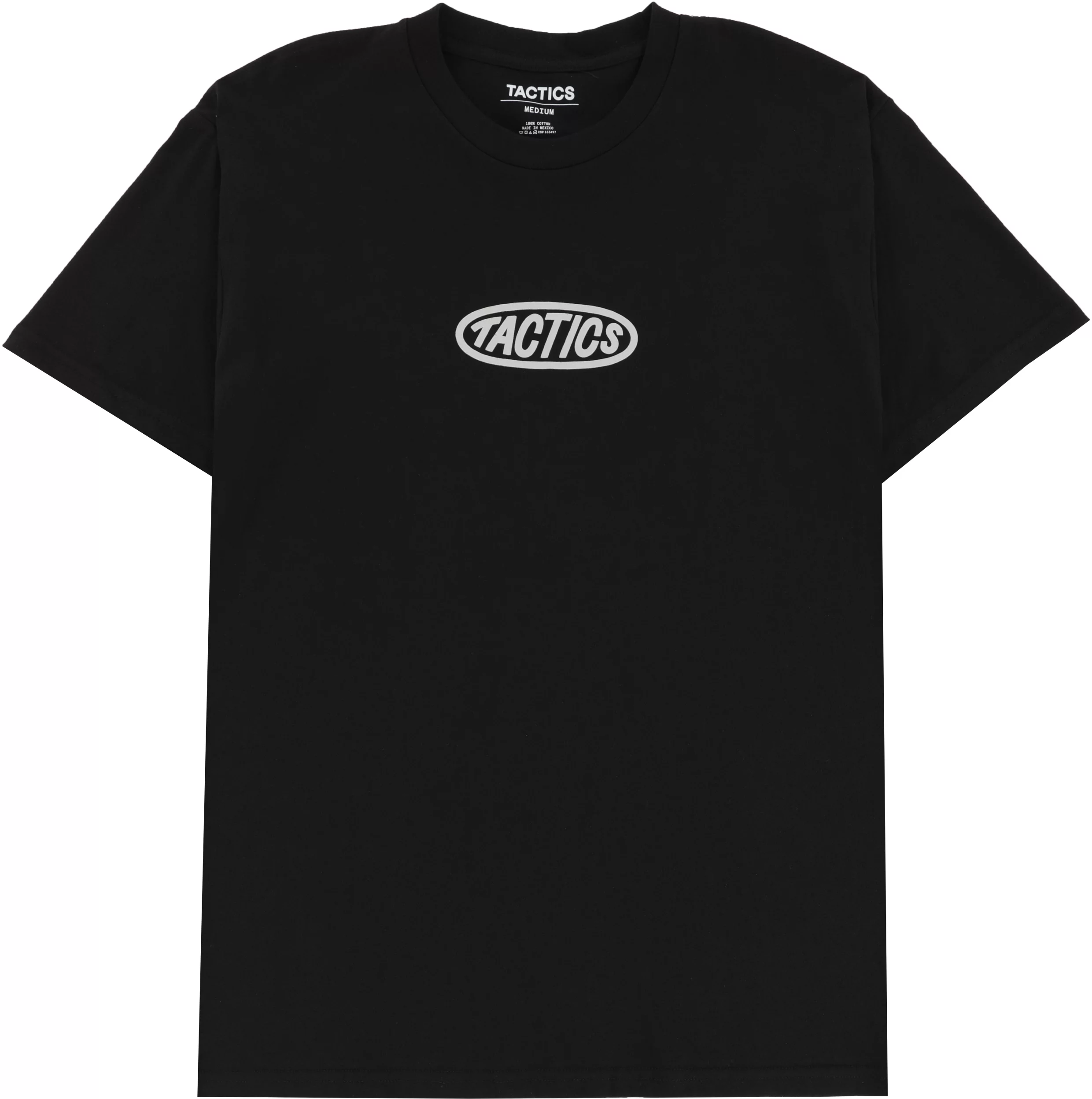Tactics Oval Logo T-Shirt black