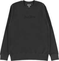 Tactics Happy Wordmark Crew Sweatshirt - off black/black