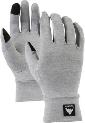 Burton Touchscreen Liner Gloves - gray heather - view large