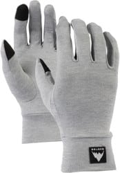 Burton Touch Screen Lightweight Liner Gloves - gray heather