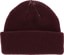 Coal Frena Beanie - aubergine rib - reverse