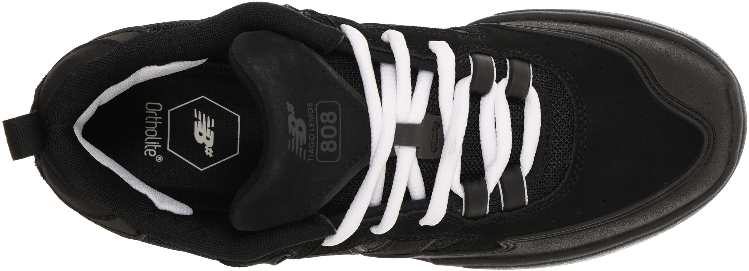 New Balance Numeric 808 Tiago Lemos Skate Shoes - black/gum | Tactics