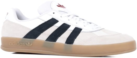 Adidas Gonz Aloha Super 80's Skate Shoes - footwear white/core black/gum4 - view large