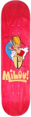 Pizza Milou Surf 8.25 Skateboard Deck - red - view large