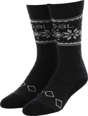 Coal Midweight Snow Snowboard Socks - black - view large