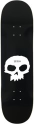Zero Single Skull 8.625 Skateboard Deck - black/white
