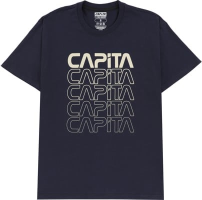 CAPiTA Worm T-Shirt - washed navy - view large