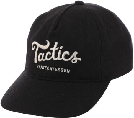 Tactics Zager Wool Snapback Hat - black - view large