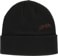 Tactics Romel Beanie - black - reverse