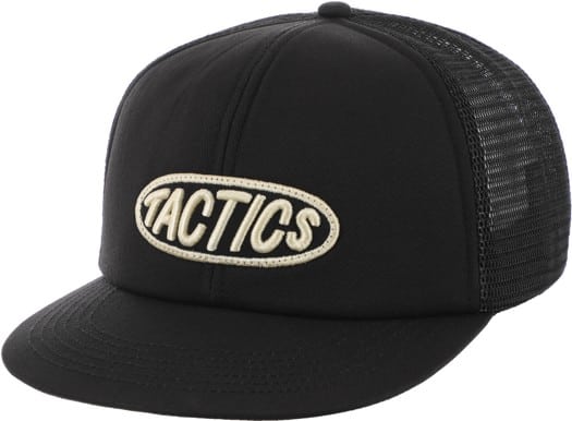 Tactics Oval Logo Trucker Hat - black - view large