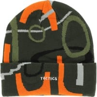 Tactics Shapes Jacquard Beanie - sage