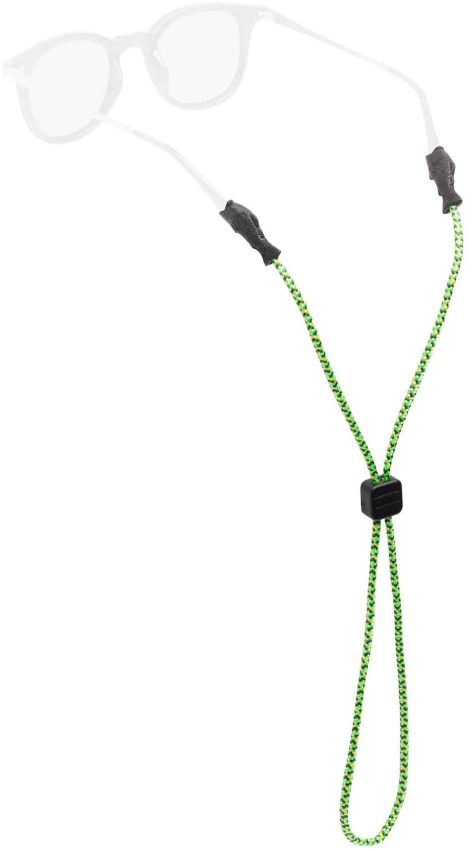 Chums Fish Tip Sunglasses Retainer green/dark green/yellow (3mm rope