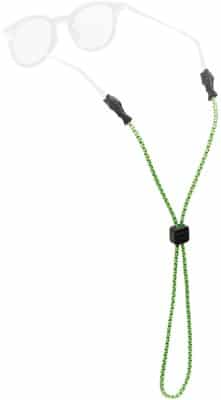 Chums Fish Tip Sunglasses Retainer - green/dark green/yellow (3mm rope) - view large
